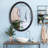 Wallford Metal Oval Mirror-10445446