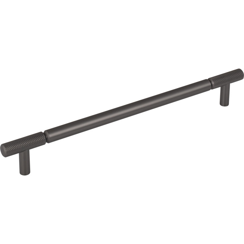 Prestwick Bar Pull, 8 13/16" Center To Center, Ash Gray