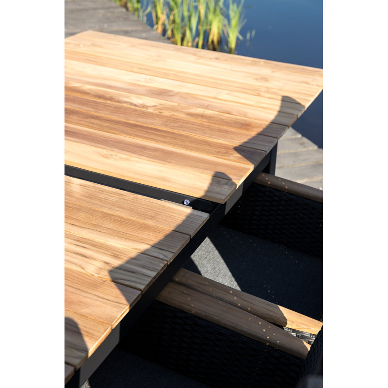 Anoki Extendable Metal Dining Table