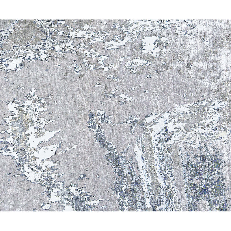 Area Rug in Beige/White/Gray, Rectangle 6' x 9'
