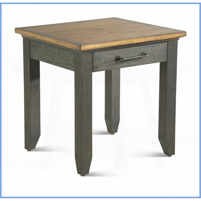 Bear Creek Brown Contemporary Coffee Table with Storage Drawer - Mindi Veneers &amp; Engineered Woods