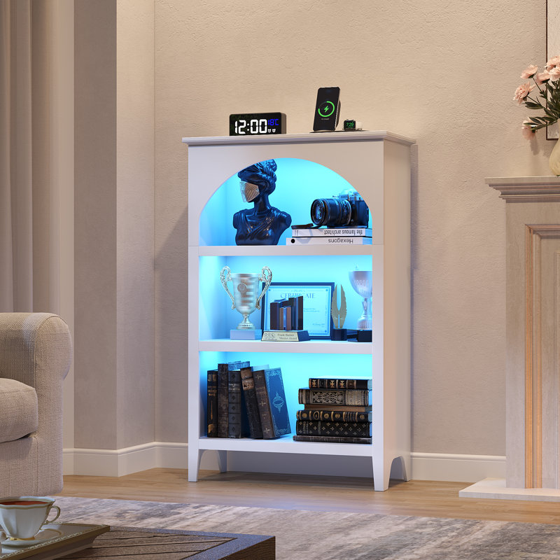 120.6cm H x 75cm W Bookcase, White