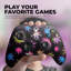 DreamController Neon Weed Custom X-box sans fil compatible avec X-box One / Series X / S Fièrement personnalisé aux États-Unis avec impression permanente par HYDRO-DIP (PAS JUSTE UNE PEAU)-130766472-130766482