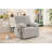 Wide Corduroy Upholstered Manual Living Room Recliner