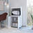 Versatile Kitchen Cart with Multiple Storage Options and Mobility