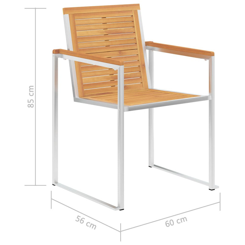 Azleigh Stacking Patio Dining Armchair