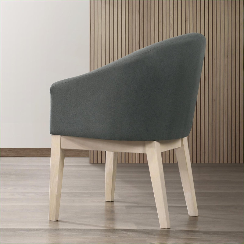 Ensemble de 2 chaises d'appoint en teck 23 po pour adultes, siège supplémentaire pour chambre à coucher Neroli