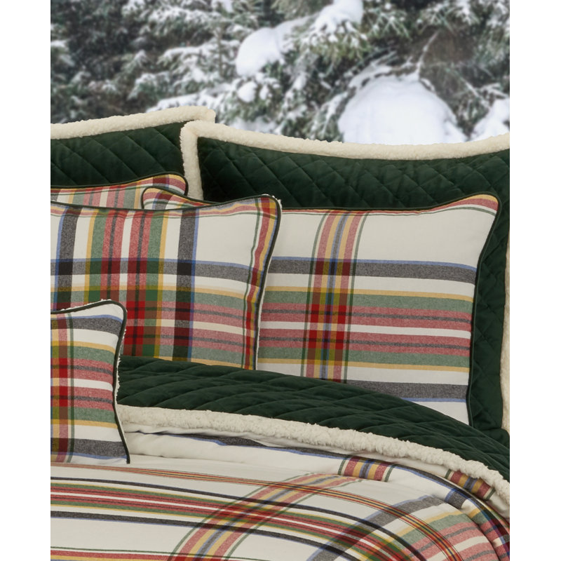 Christopher Plaid Cotton King/California King Duvet Cover Set