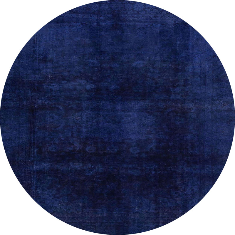 Abstract Indoor Rug, Round 6'