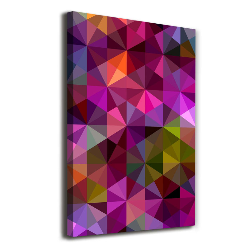 Waves Abstraction - Wrapped Canvas Print