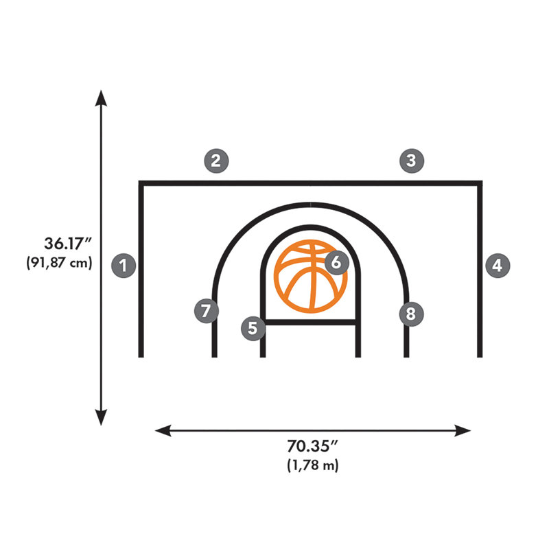 Sports Non-Wall Damaging Wall Decal