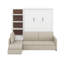 Grand lit escamotable avec tablettes-1263428053