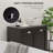 Dual Tilt out Laundry Hamper Cabinet, Bathroom Storage Cabinet with 2-Compartment Hamper, Modern  Floor Cabinet