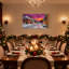 «Christmas Winter Street Christmas Night Scene», ensemble de 3 impressions d'art sur toile-442985698