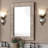 Eveny 37'' Free Standing Single Bathroom Vanity with Stone Top and Mirror and Linen tower-27007898