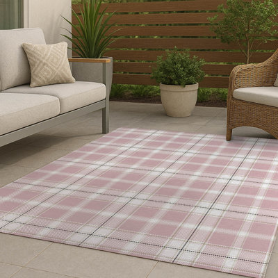 Tapis d'extérieur antidérapant Billy Tartan