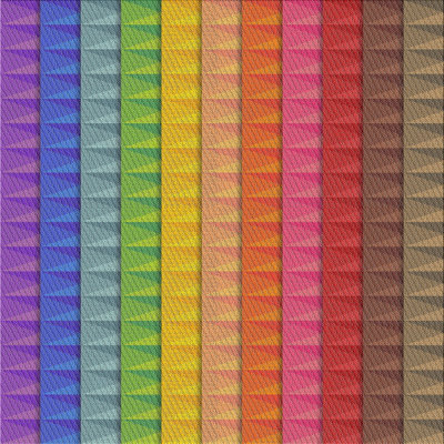 Tapis abstrait rose / rouge / brun