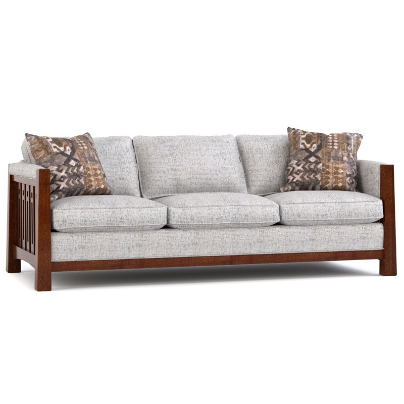 Highlands Sofa, Medium Wood