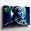 Toile, art mural indien au clair de lune Krishna-927504901