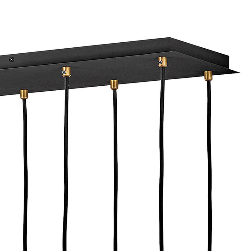 Nula 14 - Light Chandelier, Shell Black