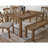 Transitional Wood Dining Bench