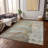 Machine Washable Indoor/Outdoor Claudian ACN1234 Brown Rug-103712557