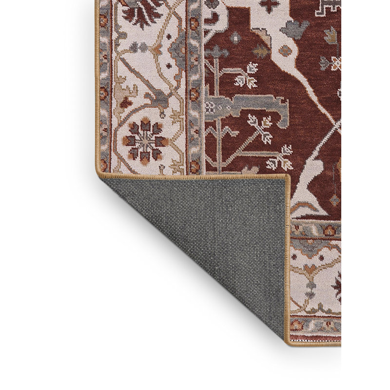 Tapis oriental beige / brun / gris Haith, Rectangle 8 pi x 12 pi