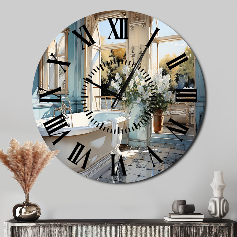 Horloge murale de salle de bain Reflections Of I - Bath & Laundry, Surdimensionné
