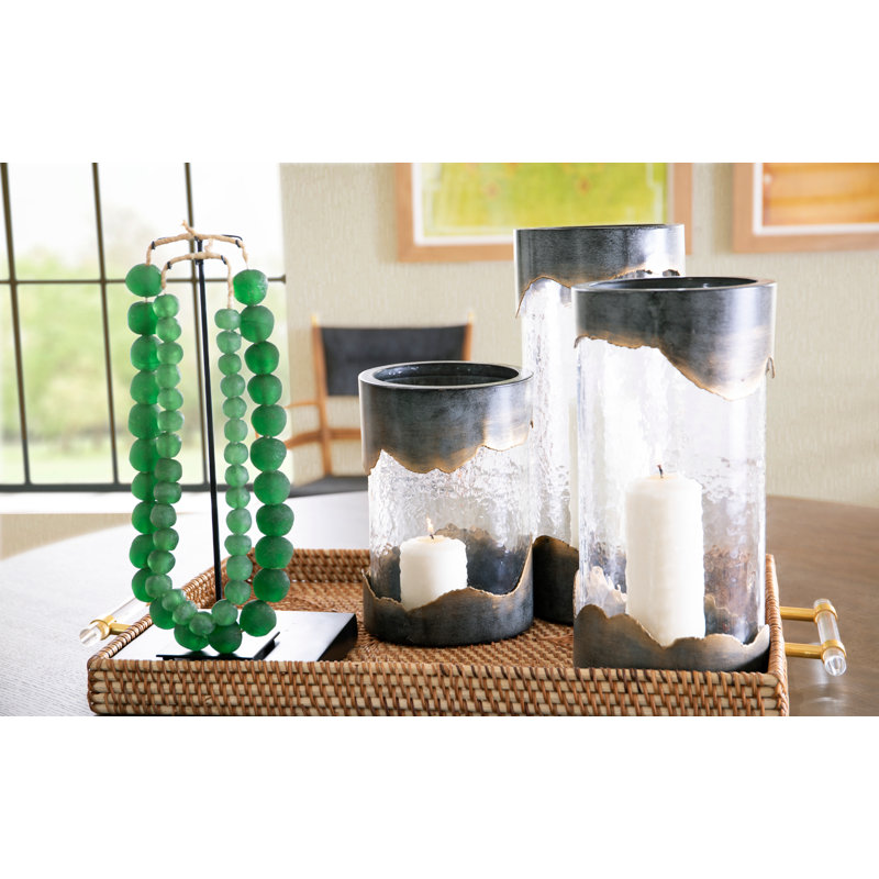 Double Glass Beads Sculpture, Opaque