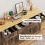 53" Large Sideboard Cabinet, 4 Doors & 3 Drawers, Rustic Brown