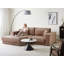 Corner Sofa Corduroy 3 Seater Right Hand-706153799
