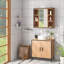 Latonja 600mm W 585mm H Surface Medicine Cabinet Mirror 4