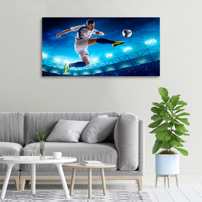 Footballer - Wrapped Canvas Print
