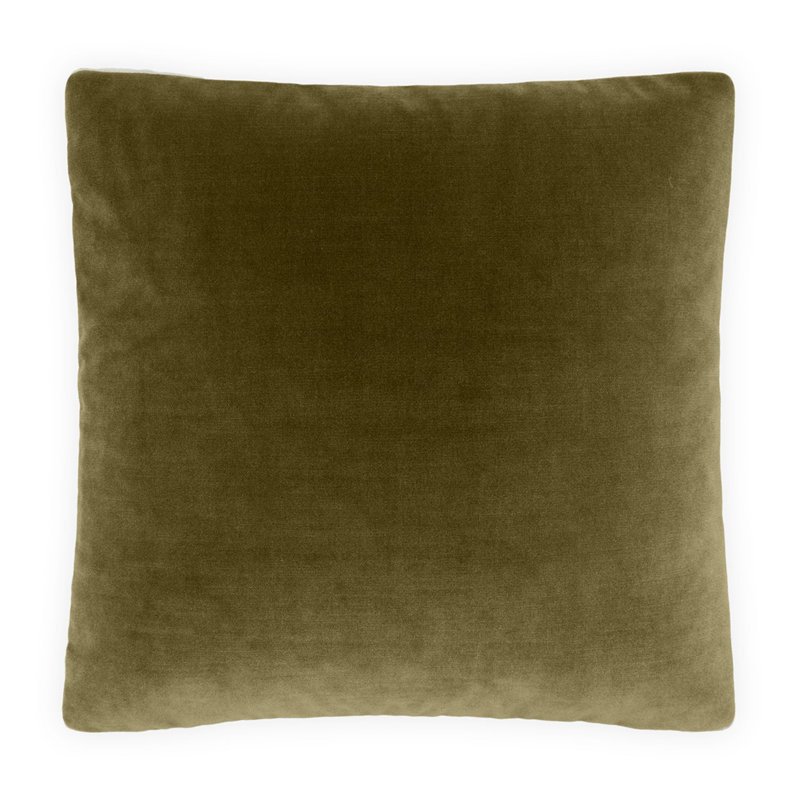 Deveraux Box Throw Pillow, Olive