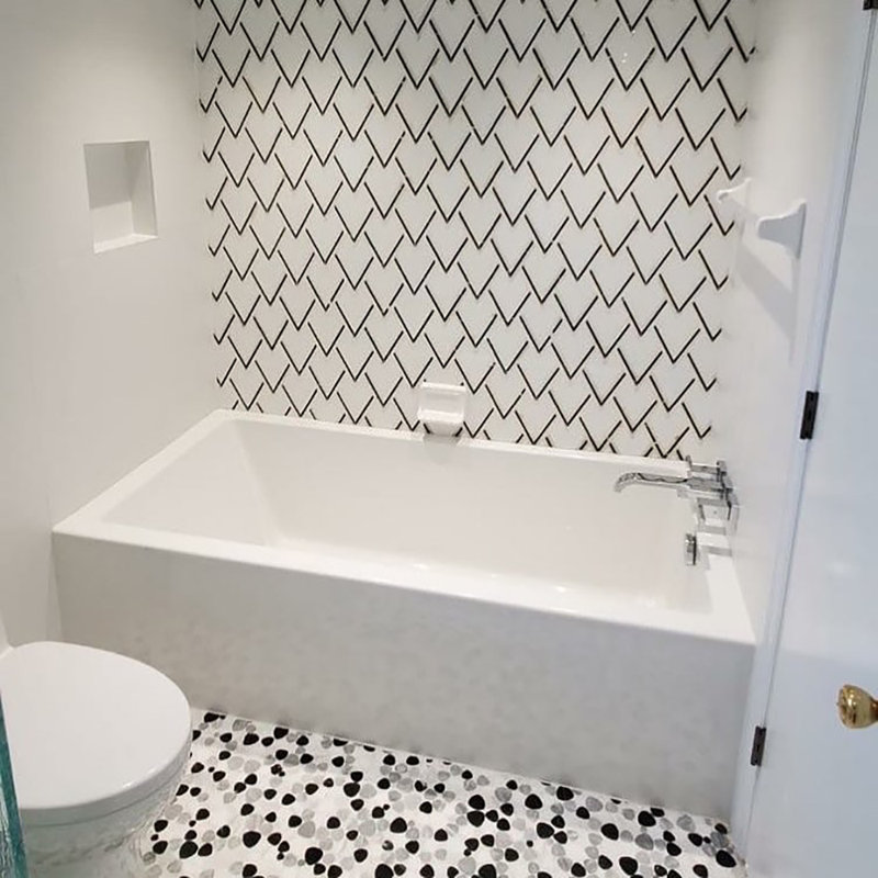 Sydney 72'' L Air Bathtub, White, Left, Polished Brass