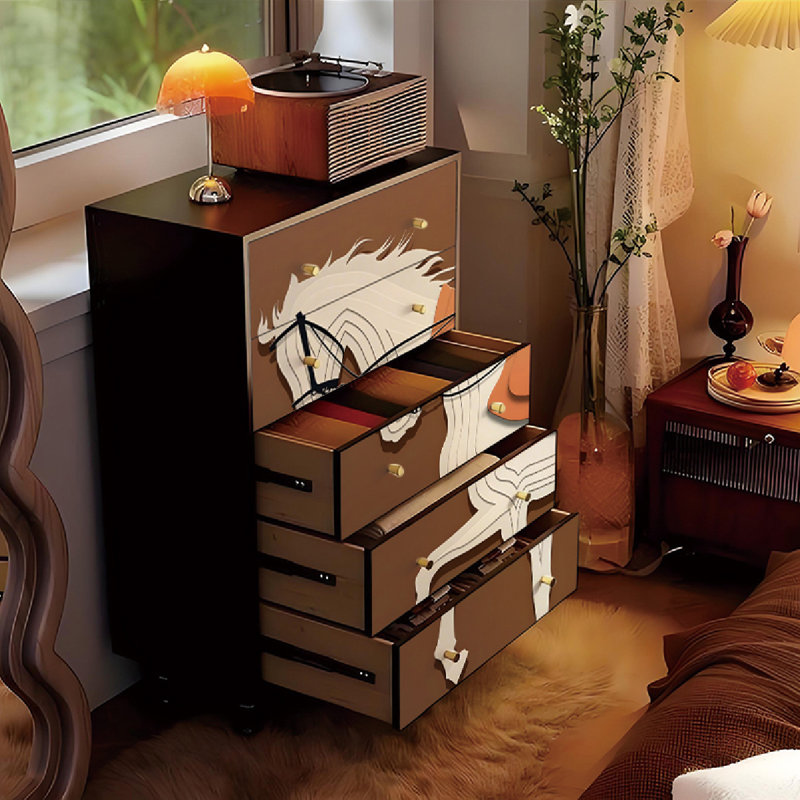 Commode de rangement de style français rétro