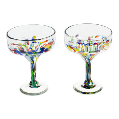 Lyncoln 1.76oz. Handmade Margarita Glass Set