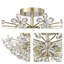 Lustre encastré 6 lumières 22,4 po Jody