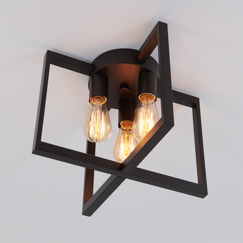 Plafonnier encastré 3 lumières 14,5 po Solmaz
