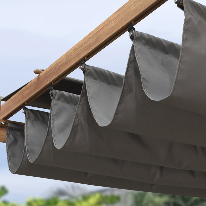 3m x 3m Aluminum Pergola, Grey
