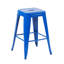 Tabouret à hauteur de comptoir 24 po, ensemble de 4 tabourets de bar en métal sans dossier, empilable, amovible et facile à assembler, pour économiser de l'espace pour un îlot de cuisine / bar / café / salle à manger-768049059-768049084-768049086