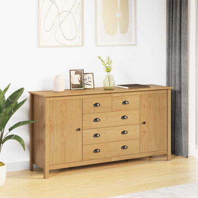 154cm Solid Wood Sideboard