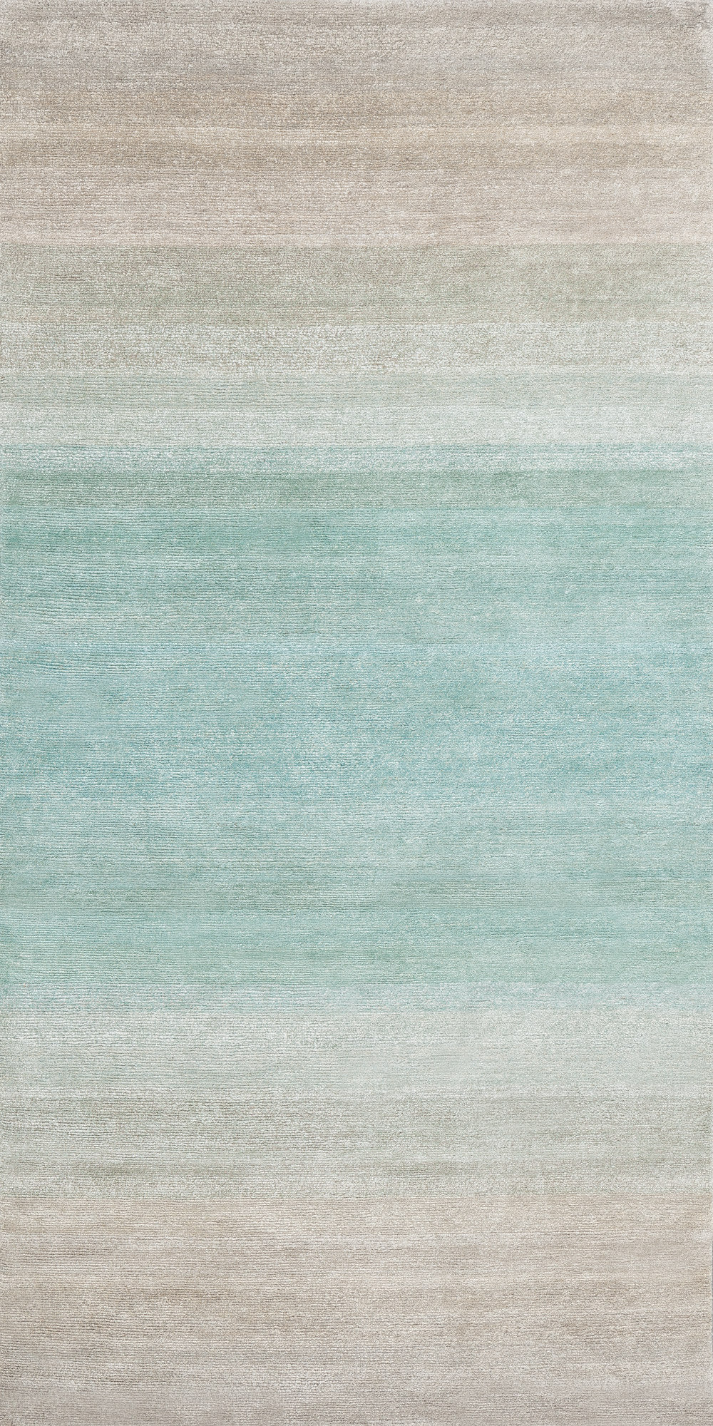 Fade Rug New Moon Rugs Fade Ombre Hand-Knotted Natural Fibers/Silk/Wool Area Rug ...