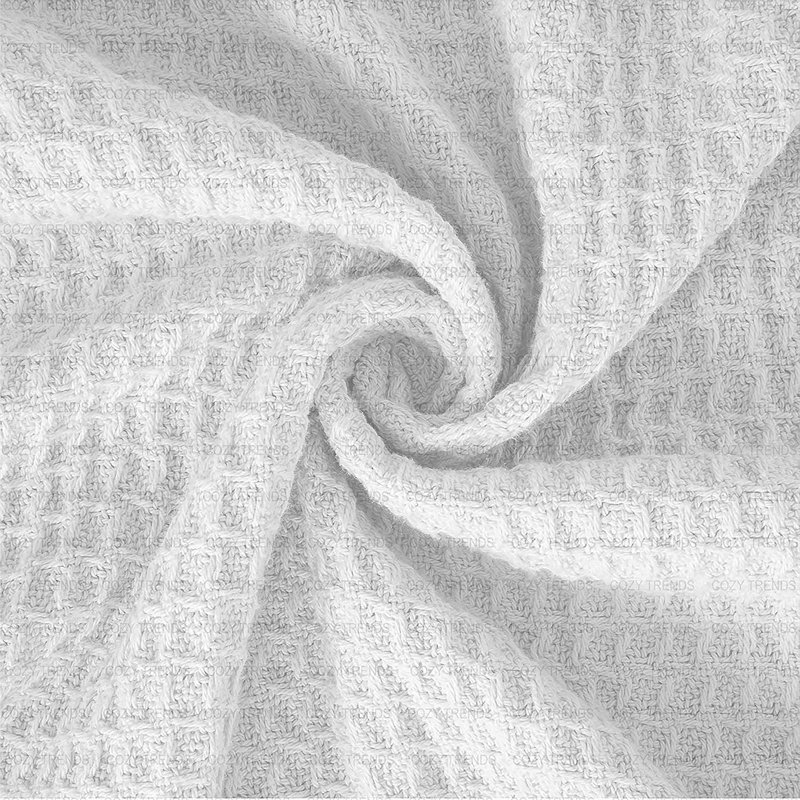 Couverture en coton, 5, Grand, Blanc