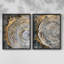 ABSTRACT Series CCXLI - Impression encadrée de qualité supérieure - prête à être accrochée - aucun clou requis - aucun clou requis-567317368-567317349