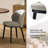 Kanalu Modern Dining Chair Set with Solid Wood Legs-1109626422-1109626419