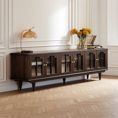 Meuble télé en bois de style américain