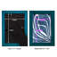«Blue Stylized Leaf I», impression sur papier-985871777-985871782
