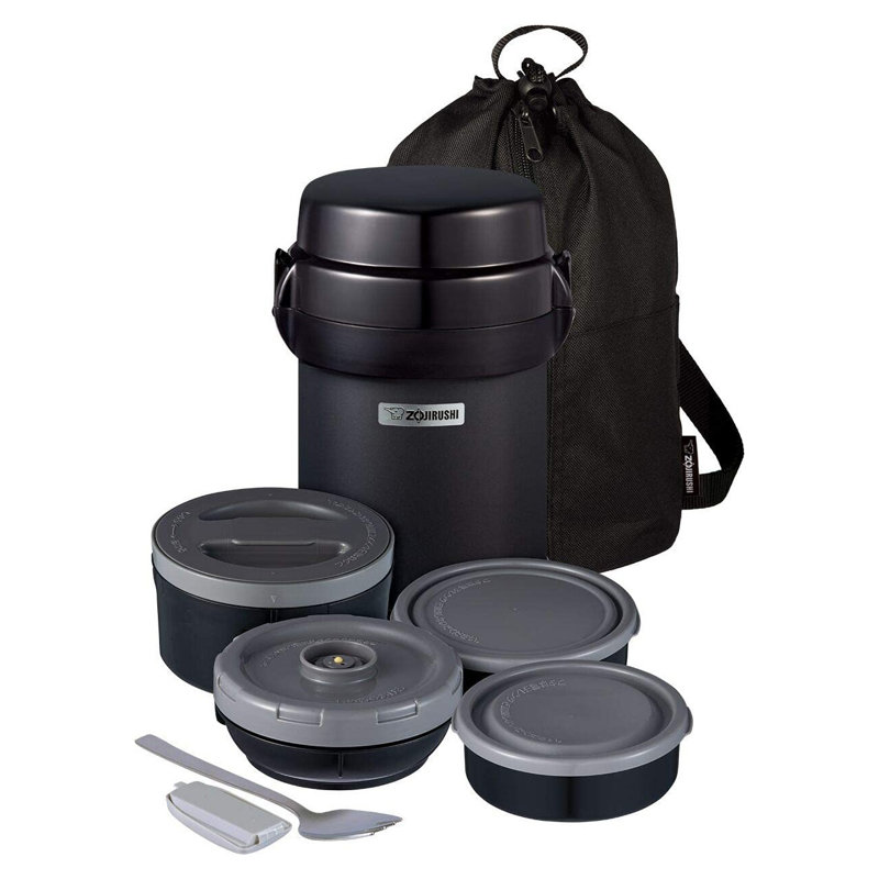 Bocal en acier inoxydable M. Bento, Noir de carbone
