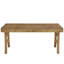  Table de salle à manger rectangulaire 63 po, table de cuisine en bois Farmhouse